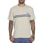 Camiseta Billabong Wave Stripe Sm25 Masculina Areia CAQUI