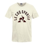 Camiseta Ess Bat Arche Tee Ss Bege - Le Coq Sportif - Le Coq Sportif - Masculino BEGE