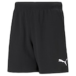 Shorts Puma Teamrise - Infantil PRETO/BRANCO