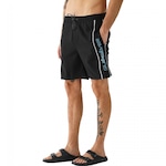 Bermuda Quiksilver Boardshort Flat Vert 19 - Masculina PRETO