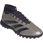 Chuteira Society adidas Predator League Mid - Adulto PRATA