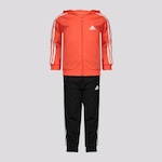 Agasalho adidas 3 Stripes - Infantil VERMELHO