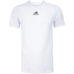 Camiseta adidas Small Logo - Masculina BRANCO/PRETO