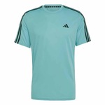 Camiseta adidas Essentials 3 Listras - Masculina Iw3370 VERDE/PRETO