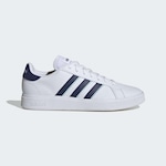 Tênis adidas Grand Court Base 2.0 - Masculino BRANCO/AZUL