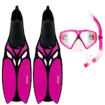 Kit de Mergulho Cetus Shark Fun ROSA