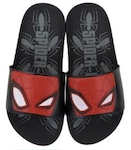 Chinelo Grendene Homem Aranha View Slide - Infantil PRETO