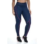 Calça Legging Manalinda Action Texturizada - Feminina AZUL ESCURO