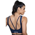 Top de Academia Active com Tiras Nas Costas - Feminino AZUL ESCURO