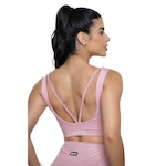 Top de Academia Active com Tiras Nas Costas - Feminino ROSA CLARO