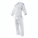 KIMONO INFANTIL JUDO ADIDAS TRANÇADO BRANCO COM FAIXA J250 BRANCO