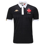 Camisa do Vasco da Gama Iii 2023/24 Kappa Infantil PRETO