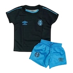 Conjunto do Grêmio Iii 2023 Umbro - Infantil PRETO