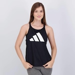 Camiseta Regata adidas Run It - Feminina PRETO