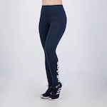 Calça Legging adidas Logo Linear - Feminina AZUL ESCURO