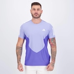 Camiseta adidas Own The Run Base Duocolor Masculina ROXO