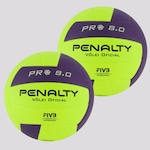 Bola de Vôlei Penalty 8.0 Pro - 2 Unidades AMARELO