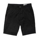 Bermuda Passeio Volcom Frickin Modern Stretch Chino - Masculina PRETO