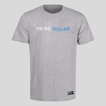 Camiseta Masculina Estampada Ocean Prime Wss CINZA