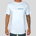 Camiseta Masculina Estampada Ocean Prime WSS BRANCO