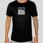 Camiseta Masculina Sea Wave Prime Wss PRETO