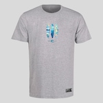 Camiseta Masculina Floral Surf Prime Wss CINZA