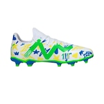 Chuteira de Campo Puma Future Play Njr Adulto BRANCO/AZUL