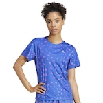 Camiseta adidas Run It Brand Love Feminina AZUL