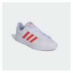 Tênis adidas Grand Court Base 2.0 - Masculino BRANCO/VERMELHO