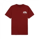 Camiseta Puma Squad Masculina VINHO