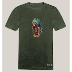 Camiseta Estonada Masculina Prime Wss Tribal Essence VERDE