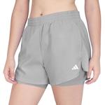 Shorts adidas Training Minimal - Feminino CINZA