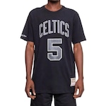 Camiseta Mitchell & Ness Boston Celtics Garnett Masculina PRETO