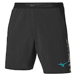 Shorts Mizuno Mugen 8 In Amplify - Masculino PRETO