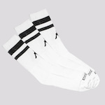 Meia Kappa Sport Cano Alto - 3 Pares - Adulto BRANCO