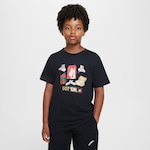 Camiseta Nike Sportswear Boxy Got ''''Em - Infantil PRETO/VERMELHO