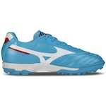 Chuteira Society Mizuno Morelia Classic As - Adulto AZUL