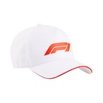 Boné Aba Curva Puma Fórmula 1 - Snapback - Adulto BRANCO/VERMELHO