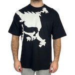 Camiseta Oakley Iconic Skull Tee Blackout - Masculina PRETO