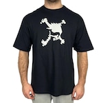 Camiseta Oakley Heritage Skull Blackout - Masculina PRETO