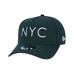 Boné Aba Curva New Era 9Forty A-Frame Snapback Nyc New York City - Snapback - Adulto VERDE