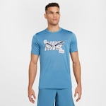 Camiseta Nike Dri-Fit Anime - Masculina AZUL/BRANCO