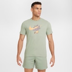 Camiseta Nike Dri-Fit Slub Anime - Masculina VERDE