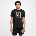 Camiseta Nikecourt Dri-Fit Heritage - Masculina PRETO