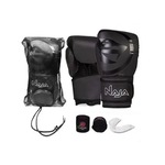 Kit Naja Boxe Luvas Extreme + Bandagem + Bucal PRETO