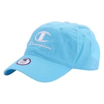 Boné Aba Curva Champion Washed Relaxed Big C Script - strapback - Adulto AZUL CLARO