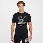 Camiseta Nikecourt Dri-Fit - Masculina PRETO/AZUL