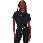 Cropped Alto Giro Sport Way Of Life - Feminina PRETO