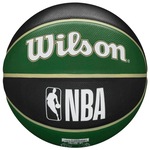 Bola de Basquete Wilson Nba Team Tribute Milwaukee Bucks VERDE/PRETO