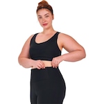 Top Alto Giro Elastico Plus Feminino PRETO